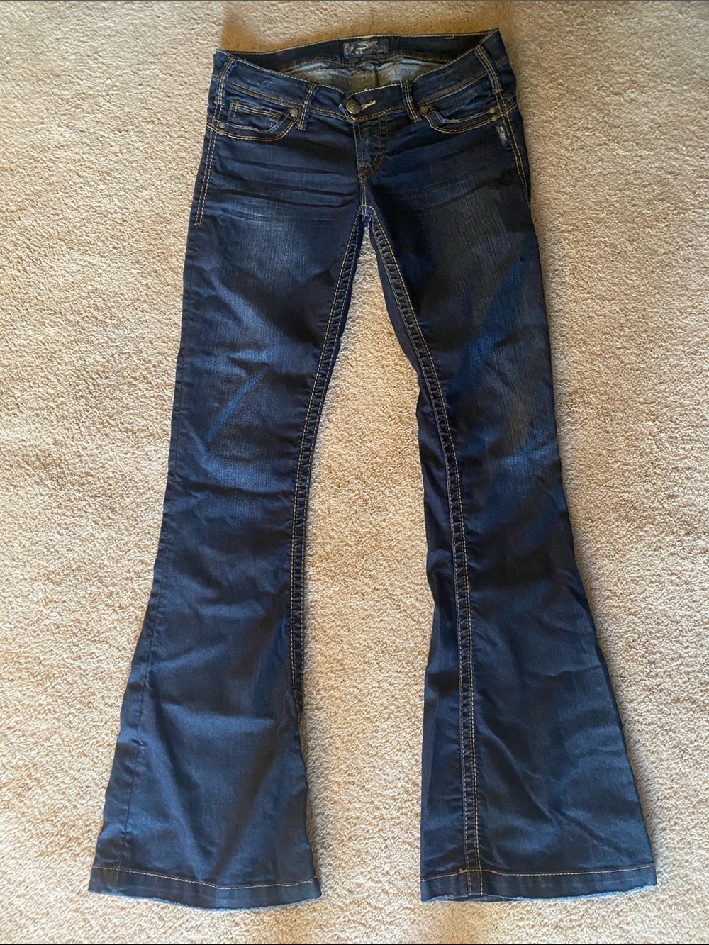 Silver Jeans Dark Indigo Flare Jeans